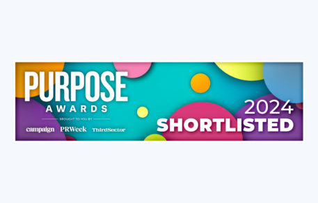 We've been shortlisted in the Purpose Awards 2024